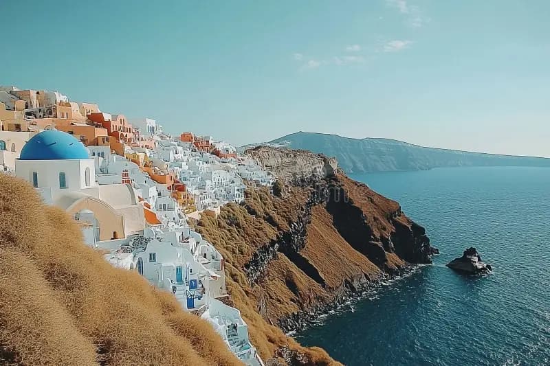 Sun-Kissed Santorini